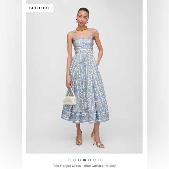 Hill House Dresses & Skirts - The Margot Dress - Blue Corsica Paisley Midi Dress sold out